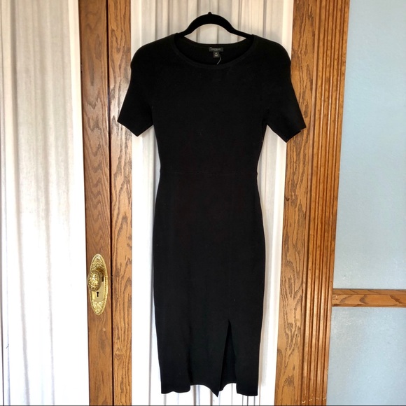 Ann Taylor Dresses & Skirts - Ann Taylor Black Knit Midi Dress NWOT